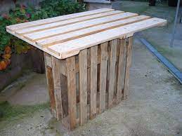 Pallet Bar Table Pallet Bar Pallet Table Outdoor Wood Pallet Bar