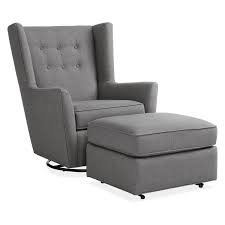 Wren Glider Ottoman Modern Ottomans Footstools Modern Living Room Furniture Room Board Swivel Glider Chair Glider And Ottoman Glider Chair