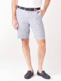 Peter Millar Seaside Men S Linen Stripe Shorts Saint Bernard