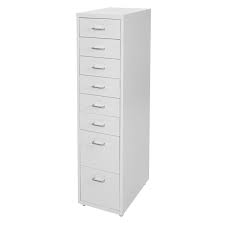Viele rollcontainer erhältst du in einer abschließbaren ausführung. Buromobel Stahlschrank Rollcontainer Preston T851 8 Schubladen Weiss 109x28x44cm Buro Schreibwaren Addisber Com