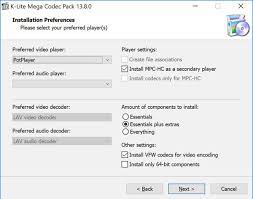 It also includes various related extra tools in the form of tweaks and options to further boost the viewing and listening experience. Best Free Windows 10 Codecs Pack Download And Install Windows 10 Help
