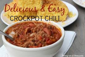 Crockpot Chili Recipe Simple Slow Cooker Chili Recipe Recipe Chili Recipe Crockpot Chili Recipes Recipes