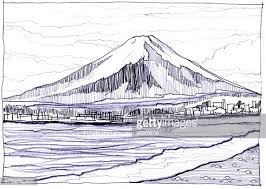 Fuji Yama Snow Mountain Pencil Sketch Clipart Image Sketch book pencil eraser a finger to rub (soft tissue if you don't want to get yourself dirty. fuji yama snow mountain pencil sketch
