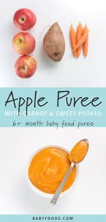 Apple Baby Food Puree 3 Delicious Ways Recipe Sweet Potato Baby Food Apple Baby Food Baby Food Sweet