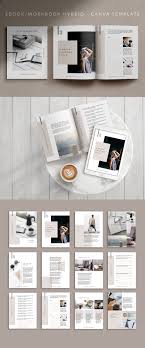 Workbook Ebook Canva Template Mio In 2020 Ebook Template Design Ebook Template Workbook Design