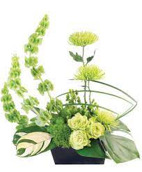 The most common flower colors include shades of red, orange one of the perfect times to pull out a green floral arrangement is during st. Lovely Lime Floral Arrangement In Greenfield Ma Floral Affairs