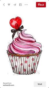 Cupcake Cupcake Drawing Cupcake Illustration Cake Drawing