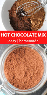 How To Make Healthy Homemade Hot Chocolate Mix Hot Chocolate Recipe Without Cocoa Powder Homemade Hot Chocolate Hot Chocolate Mix Recipe