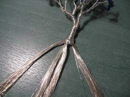 The wire has a coat of enamel to prevent tarnishing but still allows the natural copper color to shine through. Wire Tree How To Make A Wire Tree Beadwork And Wirework On Cut Out Keep