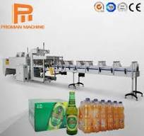 Fully Automatic Wrapping Pack Overwrap Water Juice Can Oil Packaging Machine with Carton Box