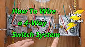 In this circuit, two light fixtures are shown but more can be added by duplicating the wiring arrangement between the fixtures for each additional light. 3 Way Switch And 2 Way Switch Connection Multiple Light Youtube