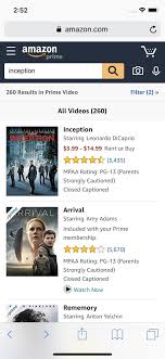 Find the movie or tv show you want to rent on the prime video web site or app and select the display quality, such as sd or hd. How To Buy Movies Tv Shows From Amazon Prime Video On Your Iphone Ios Iphone Gadget Hacks
