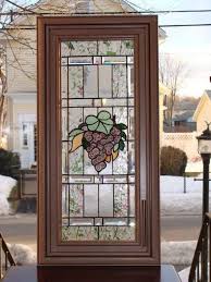 Vine In Bloom Kitchen Cabinet Door Delphi Artist Gallery Stained Glass Cabinets Leaded Glass Glass Decor