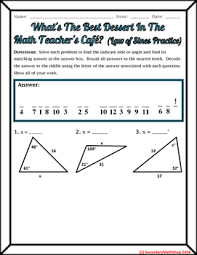When it will not offer you all of the facts you should decide if you should pursue your business idea, it's going to help you answer. Right Triangles The Law Of Sines Practice Riddle Worksheet Tpt