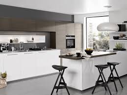 White and grey can make your kitchen look more tidy. White Custom Kitchen Cabinets Design And Manufacuring