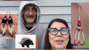 Coloring porcupine quills. Rit dye method