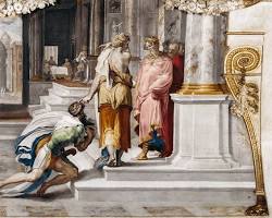 Image of Odyssey Book 7 classical art Odysseus Queen Arete and King Alcinous