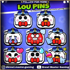 Our brawl stars skins list features all of the currently and soon to be available cosmetics in the game! Lou Pins Made By Me Brawlstars