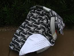 Baby Car Seat Canopy Black White Arrows Baby Car Seats Baby Carseat Canopy Infant Car Seat Cover