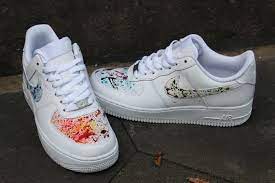 Maybe you would like to learn more about one of these? Custom Nike Air Force 1 Colour Splash Unique Etsy Nike Air Nike Air Force Air Force One Shoes