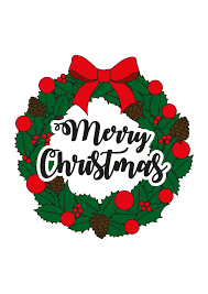 The free cut files include svg, dxf, eps and png formats. Merry Christmas Wreath Free Svg File Svgheart Com