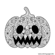 Find free printable pumpkin coloring pages for coloring activities. Adult Halloween Scary Pumpkin Coloring Pages Printable