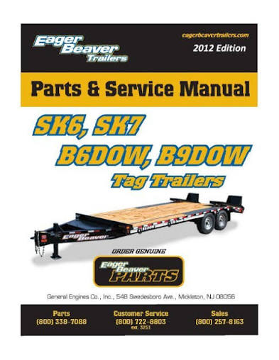 Eager Beaver SK7 Flatbed Trailer
