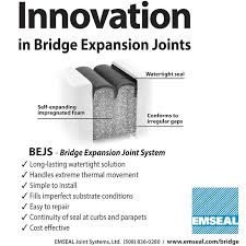 bejs bridge expansion joint system from emseal bridge division