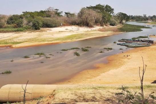 Foto exp&otilde;e o drama da seca hist&oacute;rica no Rio Paraguai :: Jornal Oeste