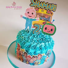 Cocomelon & boss baby buttercream and fondant cake for marcellus celebrating his 1st birthday. 12 Lianna S 3rd Birthday Ideas Cupcake Cakes 3rd Birthday Rainbow Birthday Cake