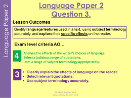 Question 2.1 and question 2.2. Aqa New Specication Gcse English Language Paper 2 Question 3 Practice Lesson Teaching Resources