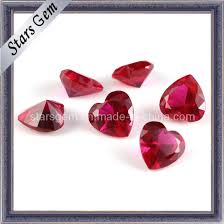 Charming Heart Shape 5 Ruby For Jewelry
