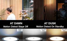 Replacing a motion detector head on a dusk to dawn fixture. Varicart 12w Pir Motion Detection Ceiling Light Round Led Recessed Light Panel 1600lm 150w Equivalent 3 In 1 Lamp Colour Warm White Cool White Daylight For General And Security Lighting Amazon De Beleuchtung