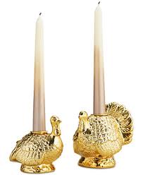 Martha Stewart Collection Closeout Harvest 2 Pc Taper Holder Set Created For Macy S Reviews Candle Holders Home Decor Macy S