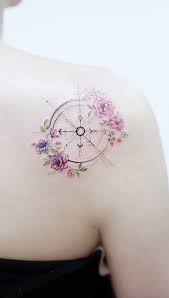 You can opt for a 3d traditional compass tattoo design but i don't think the foot is a good part to have such tattoo design. 1001 Ideas For A Beautiful And Meaningful Compass Tattoo