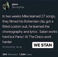 You can ensure your office looks airy, bright yet organized at the same time with a solid glass partition divider in the middle. Mike Naran You Re The Best Beebo Panic At The Disco Dallon Weekes