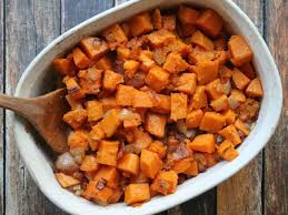 Patates Douces Au Sirop D Erable Et Au Bacon Recette Patate Douce Recette Vegetarienne Facile Recette Patate Douce