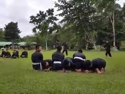 Dengan logo saya depa pakai berlakon drama. Pertubuhan Seni Silat Pusaka Gayong Malaysia Caw Tuaran