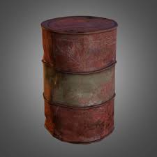 3d Old Oil Barrel Model Oil Barrel Metal Barrel Oil Drum