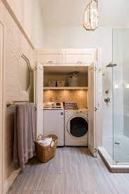 Incorporating the laundry into the bathroom is nothing new. On Trend 75 Bathroom Laundry Room Pictures Ideas August 2021 Houzz