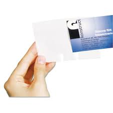 Protect credit cards and debit cards with our tyvek®, paper tyger and rfid blocking card sleeves! Durable Visifix Double Sided Business Card Sleeves 40 Pack Paragon Supply Inc