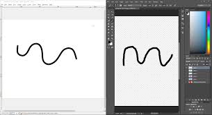 Perfecting a mask with refine edge. Photoshop Line Brush Smoothing Graphic Design Stack Exchange