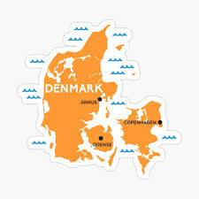 Check spelling or type a new query. Denmark Map Poster By Balloonland Redbubble