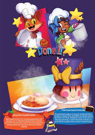 Cook Off With Cooking Cat And Bow Kid Part 2 A Hat In Time A Hat In Time Fanart Hat In Time