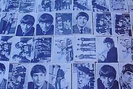 Each card features either a head shot or the group in a series of poses. When The Beatles Got Their Own Trading Cards