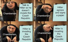 Please don't blame WW2 on Chamberlain : memes