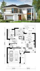 Two Story House Design With 2 Car Garage And Basement Two Story House Design Double Story House Two Storey House Plans