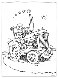 Neue und gebrauchte fendt traktoren und landmaschinen kaufen: Kleurplaat Tractor Met Boer Kleurplaten Nl