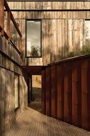 Acre Architects Corten Steel Modern Sliding Glass Doors Glass Doors Interior