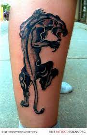 A crawling panther tattoo would be perfect for someone who considers themselves sly. Panther Tattoos Black Panther Tattoo Designs Animal Tattoos For Men Tattoo Designs Panther Tattoo